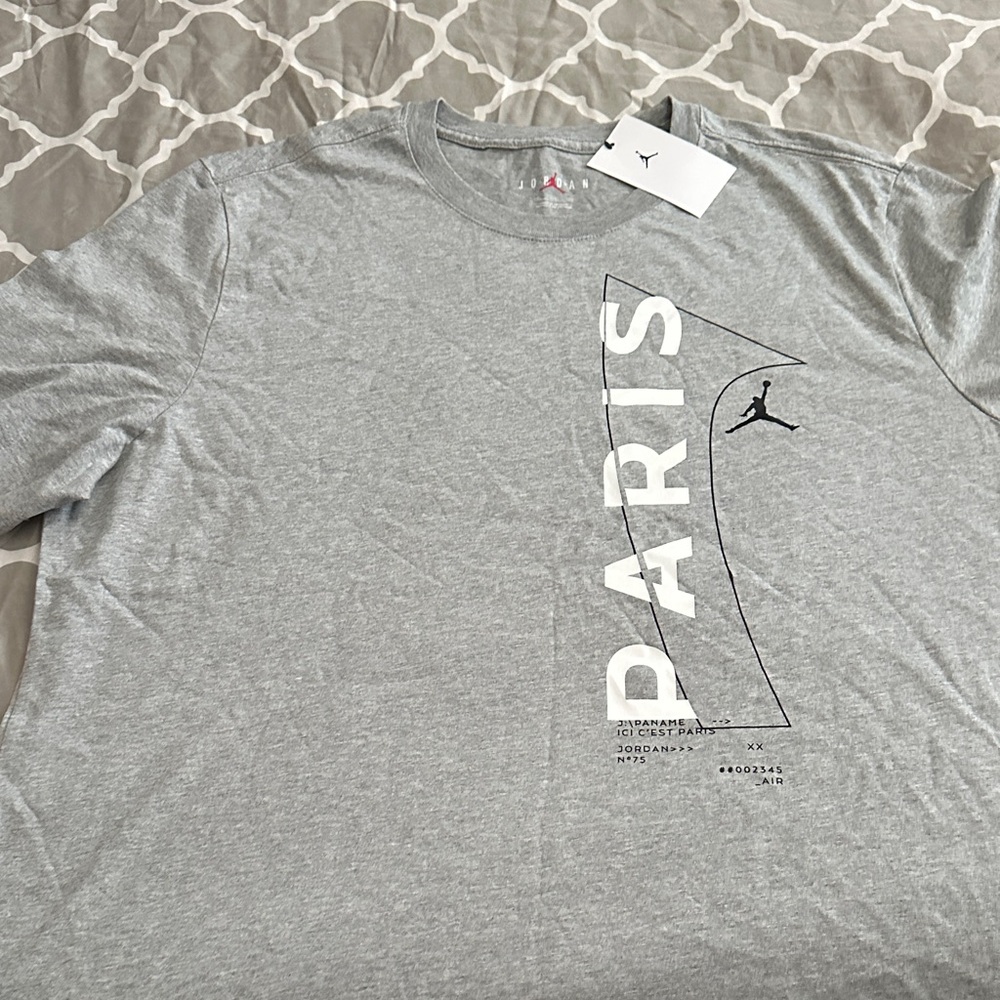 Jordan Paris Graphic Gray Tee
